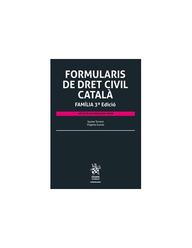 Formularis de dret civil català. Família
