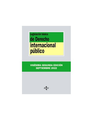 Legislación básica de Derecho Internacional público