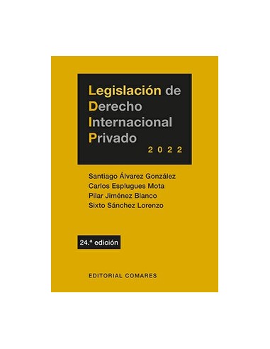 Legislación de Derecho Internacional Privado