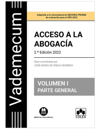 Vademecum Acceso a la abogacía. Volumen I. Parte general