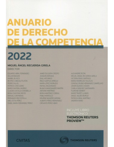 Anuario de Derecho de la Competencia 2022