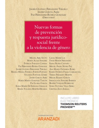 Nuevas formas de prevención y respuesta jurídico-social frente a la violencia de género