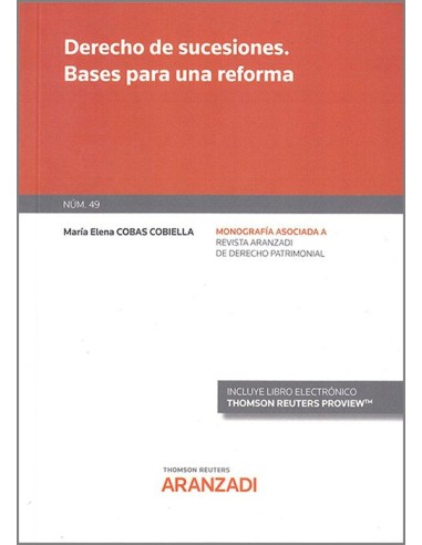 Derecho de sucesiones. Bases para una reforma