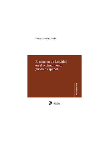 El sistema de lesividad en el ordenamiento jurídico español