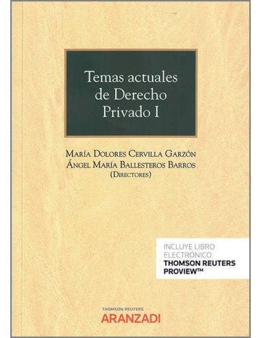 Temas actuales de Derecho Privado I