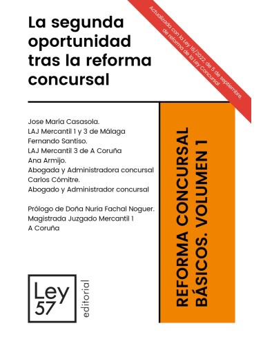 La Segunda Oportunidad tras la Reforma Concursal