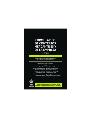 Formularios de contratos mercantiles y de la empresa