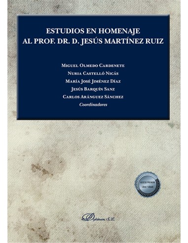 Estudios en Homenaje al Prof. Dr. D. Jesús Martínez Ruiz