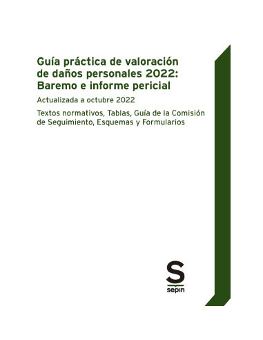 Guía práctica de valoración de daños personales 2022: Baremo e informe pericial