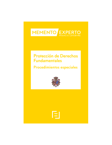 Protección de Derechos Fundamentales. Procedimientos especiales