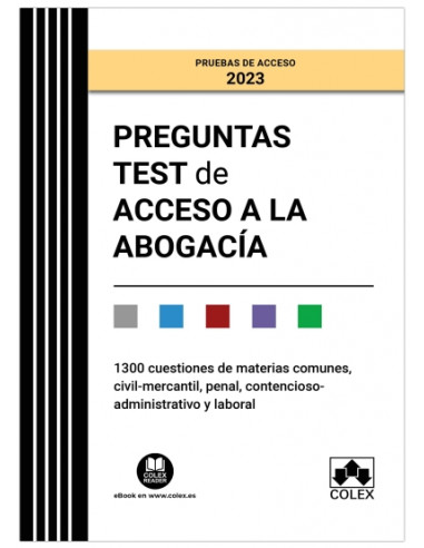 Preguntas test de Acceso a la abogacía