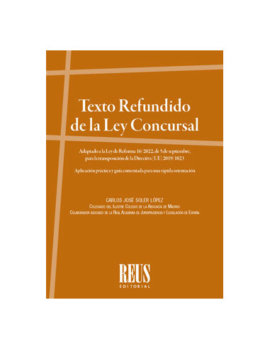 Texto refundido de la Ley Concursal