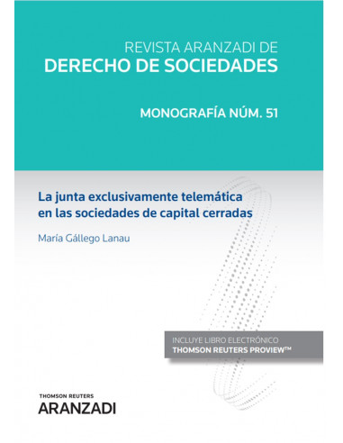 La junta exclusivamente telemática en las sociedades de capital cerradas
