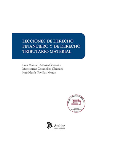 Lecciones de Derecho financiero y de Derecho tributario material