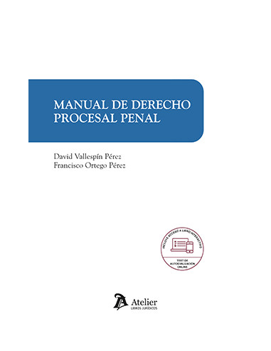 Manual de derecho procesal penal