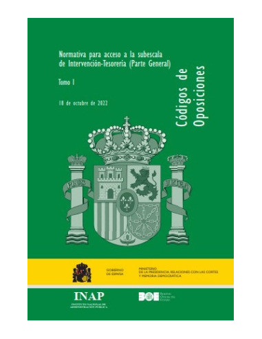 Normativa para acceso a la subescala de intervención-tesorería. Parte general. Cuatro tomos