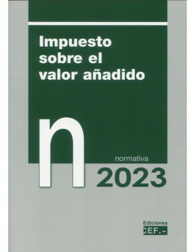 Impuesto sobre el valor añadido. Normativa 2023