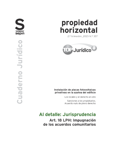 Art. 18 LPH: Impugnación de los acuerdos comunitarios