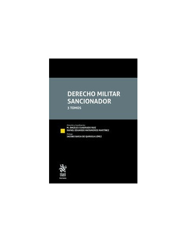 Derecho Militar Sancionador. 3 Tomos