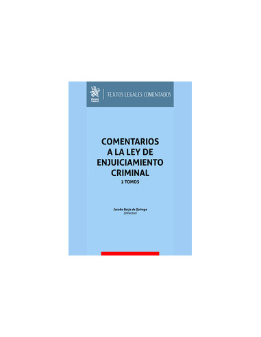 Comentarios a la Ley de Enjuiciamiento Criminal. 2 Tomos. 2023