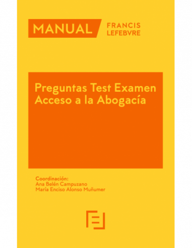 Manual Preguntas Test Examen Acceso a la Abogacía y la Procura 2024