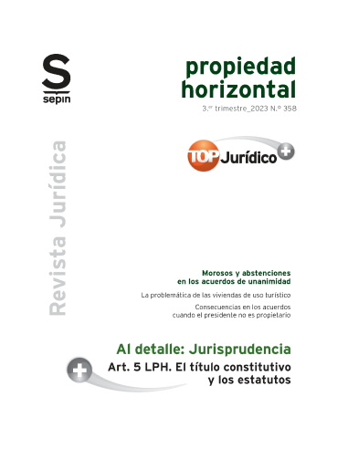 Art. 5 LPH. El título constitutivo y los estatutos