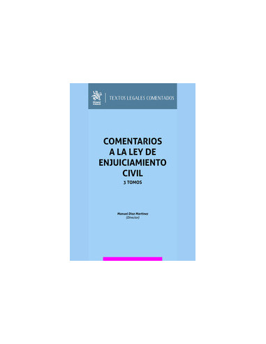 Comentarios a la Ley de Enjuiciamiento Civil. 3 Tomos. 2023