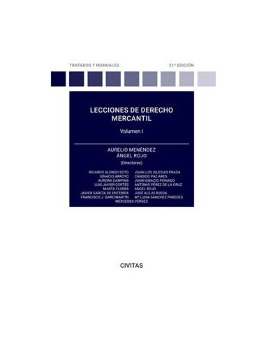 Lecciones de Derecho Mercantil. Volumen I