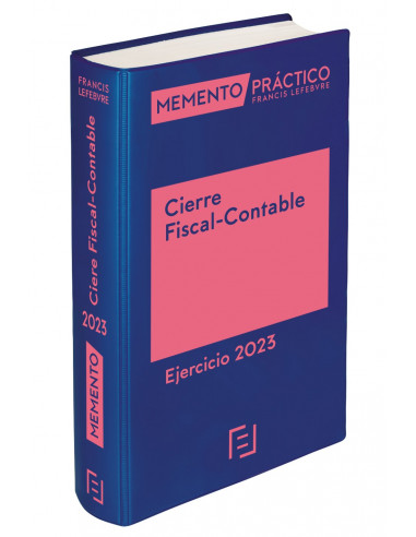 Memento Práctico Cierre Fiscal-Contable. Ejercicio 2023