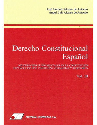 Derecho constitucional español III