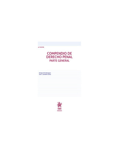 Compendio de Derecho Penal. Parte General