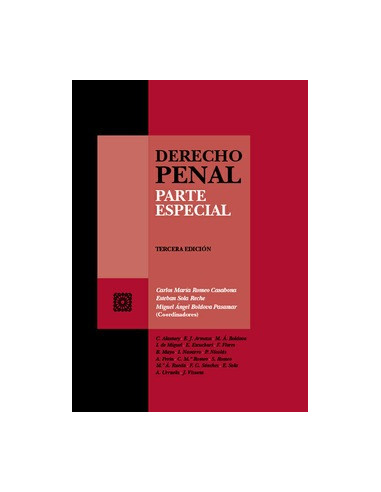 Derecho penal. Parte especial