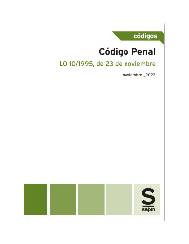 Código Penal. LO 10/1995, de 23 de noviembre