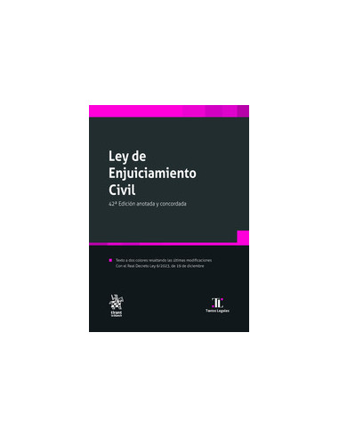 Ley de Enjuiciamiento Civil. Edición 2024