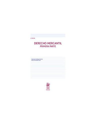 Derecho Mercantil. Primera parte