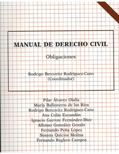 Manual de derecho civil. Obligaciones