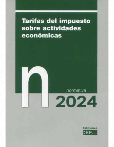 Tarifas sobre el impuesto de actividades económicas