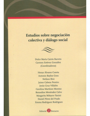 Estudios sobre negociación colectiva y diálogo social