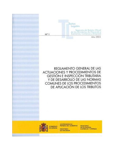 Reglamento general de las actuaciones y procedimientos de gestión e inspección tributaria