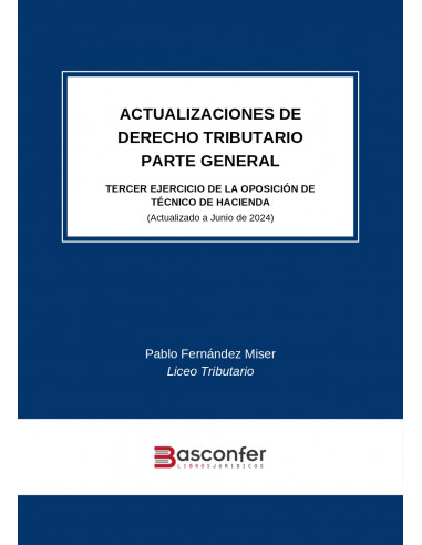 Actualizaciones de Derecho Tributario. Parte General.