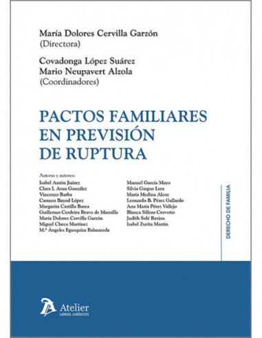 Pactos familiares en previsión de ruptura