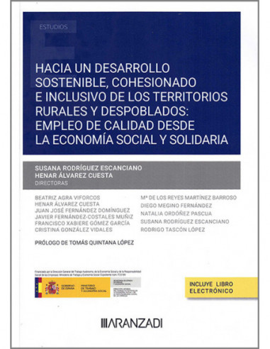 Hacia un desarrollo sostenible, cohesionado e inclusivo de los territorios rurales y despoblados: