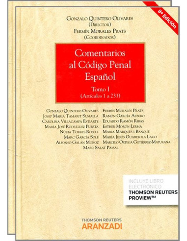 Comentarios al Código Penal español. 2 volúmenes
