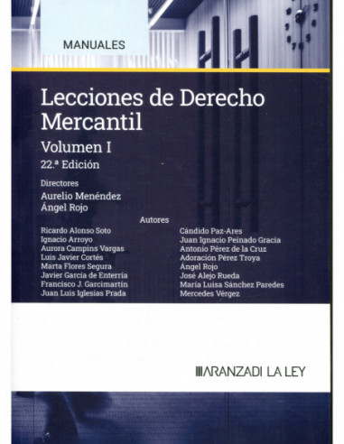 Lecciones de Derecho Mercantil. Volumen I