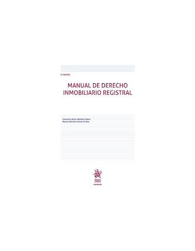 Manual de Derecho Inmobiliario Registral