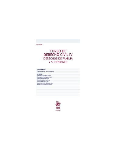 Curso de Derecho Civil IV. Derechos de Familia y Sucesiones