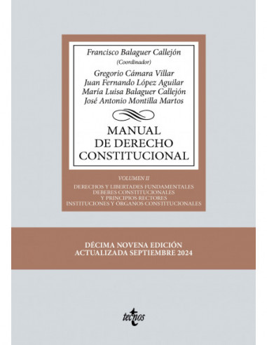 Manual de Derecho Constitucional. Volumen II