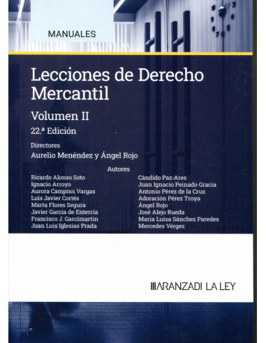 Lecciones de Derecho Mercantil. Vol. II