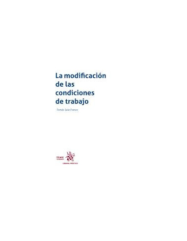 La modificación de las condiciones de trabajo