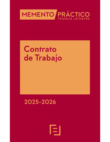 Memento Práctico Contrato de Trabajo 2025-2026